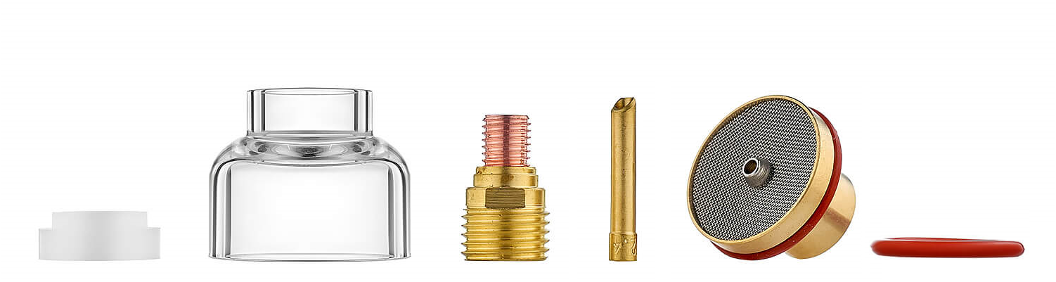 Набор TIG CRYSTAL TP 9-20-25 (№6, Ø сопла 26 мм, CRT0906) Набор TIG CRYSTAL TP 9-20-25 (№6, Ø сопла 26 мм, CRT0906)